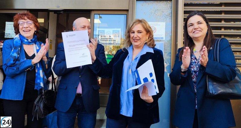 Rosa Bolea asume la rectoría de Unizar en una ceremonia que contará con la presencia de Jorge Azcón y Pilar Alegría.