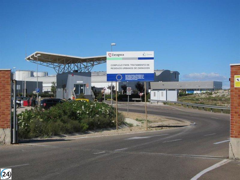 Descubren un nuevo cuerpo en la planta de tratamiento de residuos de Zaragoza.