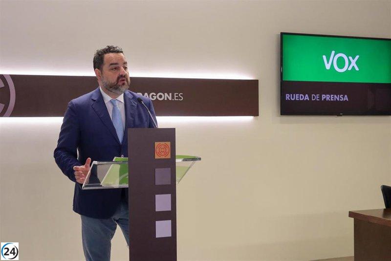 Vox Aragón plantea la repatriación de menores migrantes y afirma: