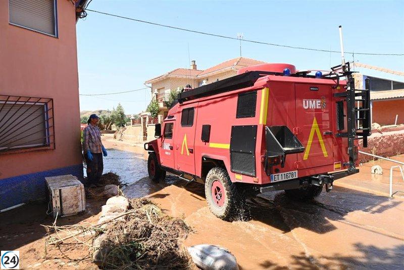 Beltrán alerta sobre la ausencia de barro en varios pueblos, a pesar de la acumulación de material en los cauces.
