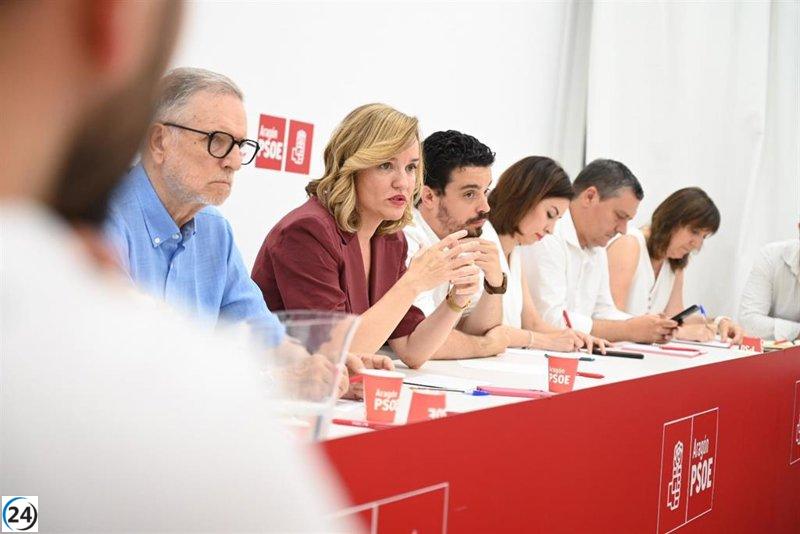 PSOE de Aragón destaca la firmeza en su lucha contra la corrupción.