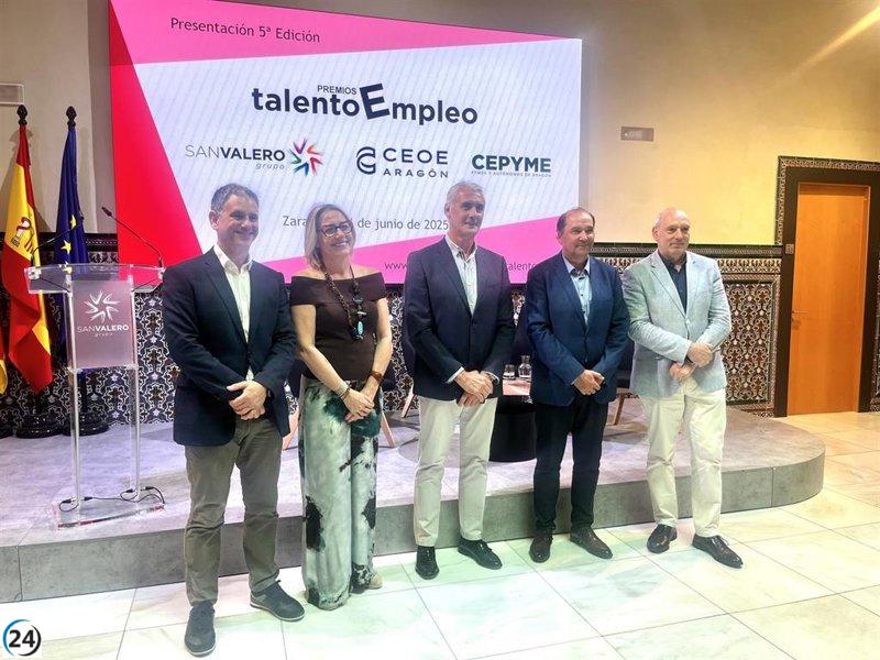 Inicia la convocatoria de candidaturas para 'Talento Empleo Aragón', que reconocerá a las empresas con impacto en la comunidad.