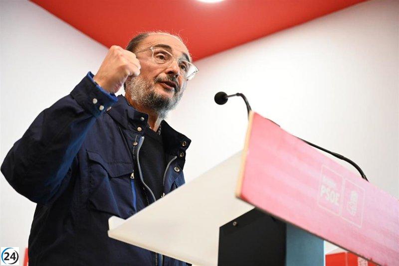 Lambán expresa su repugnancia por la aprobación de la amnistía: