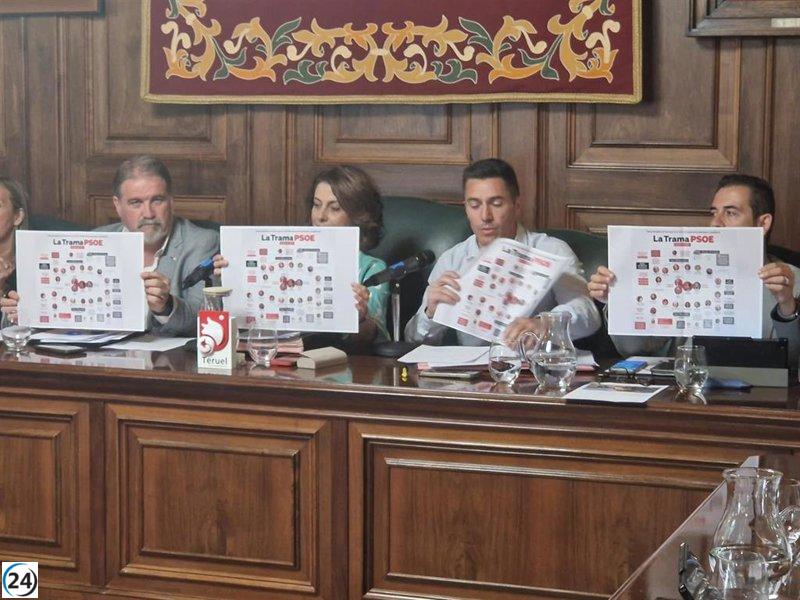 El Ayuntamiento de Teruel exige la renuncia de Pedro Sánchez por escándalos de corrupción en su administración.