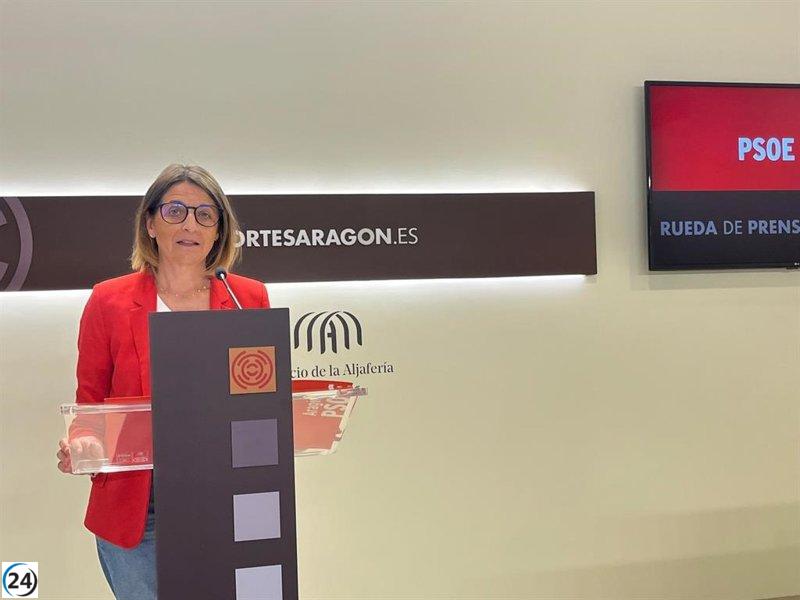 Zamora (PSOE) urge al Gobierno aragonés a rechazar las ideas racistas de Vox.