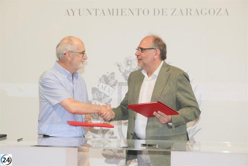 Zaragoza invierte 100.000 euros en fortalecer la Unión Vecinal Cesaraugusta y potenciar la comunidad.