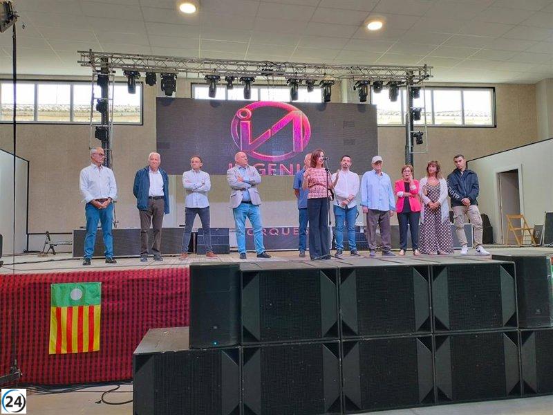 Erla presenta un moderno pabellón multiusos, apoyado por la Diputación de Zaragoza.