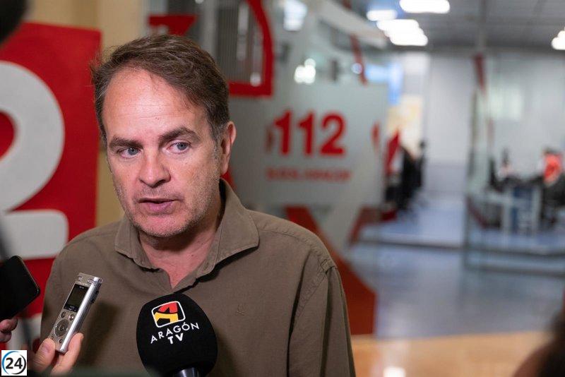 Bermúdez de Castro denuncia al PSOE por enturbiar las Emergencias en Aragón ante la falta de Azcón.
