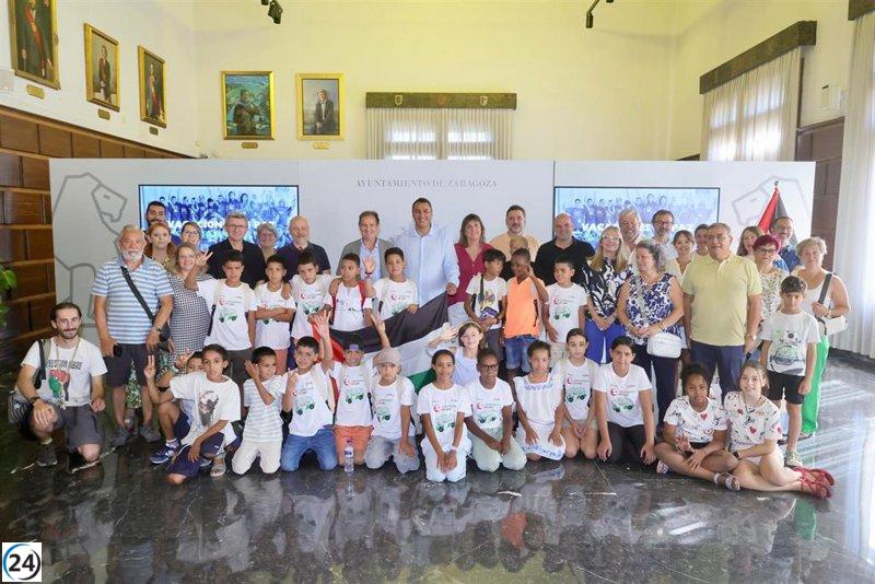 Zaragoza acoge a niños saharauis en el programa 'Vacaciones en paz'
