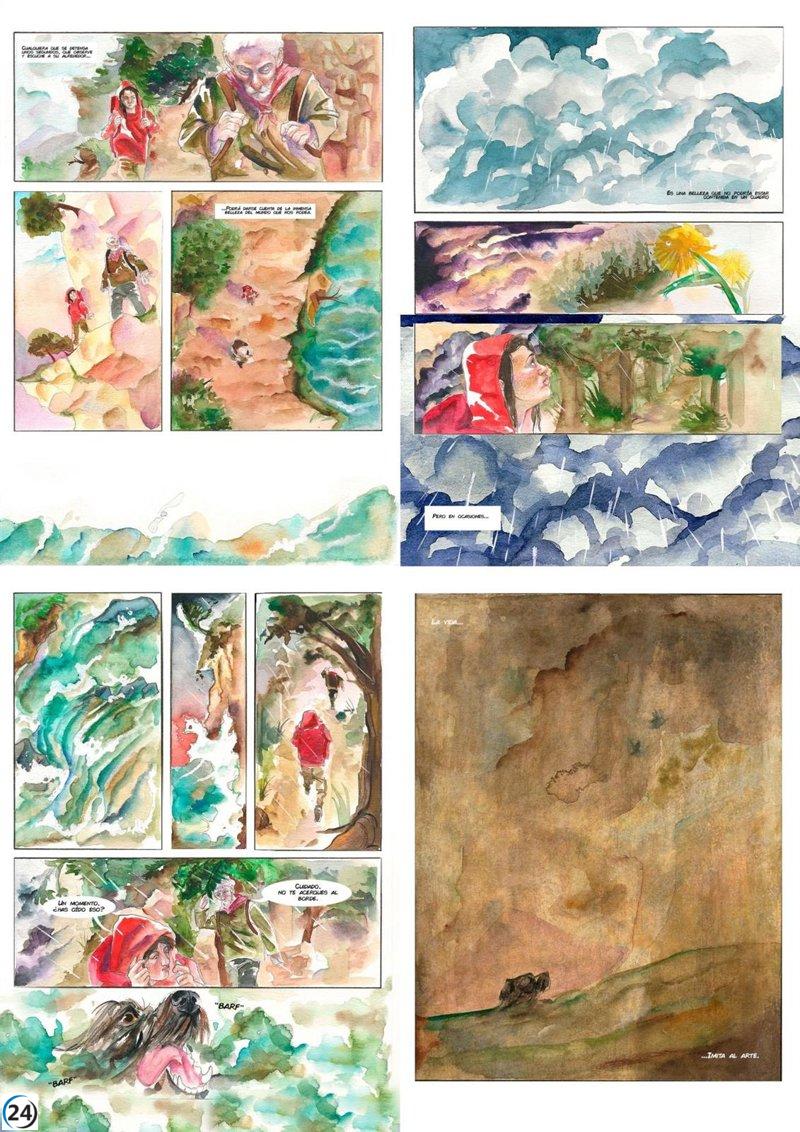 Ana María Muñoz de Alicante se corona en el V certamen de cómic 'Universo Goya' de Fundación Ibercaja.