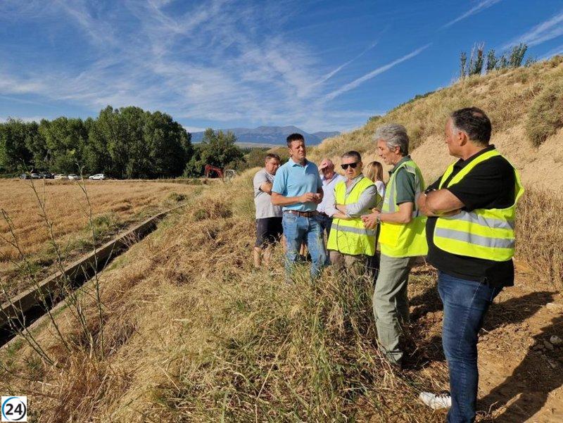 El director de Desarrollo Rural impulsa la pronta reparación de daños en Tarazona.