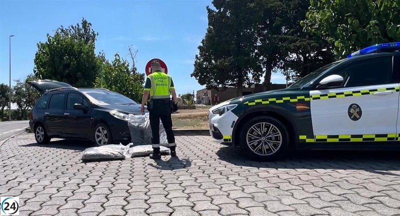 Arresto en Candasnos: un conductor pone en peligro la AP-2 mientras transporta drogas.