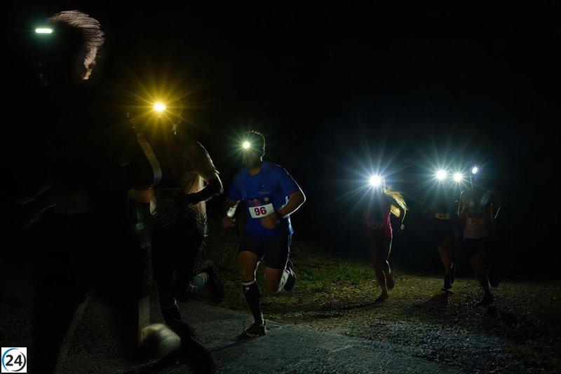 Villanúa da la bienvenida a la IX edición de la carrera 'Full Moon' bajo el resplandor lunar este sábado.