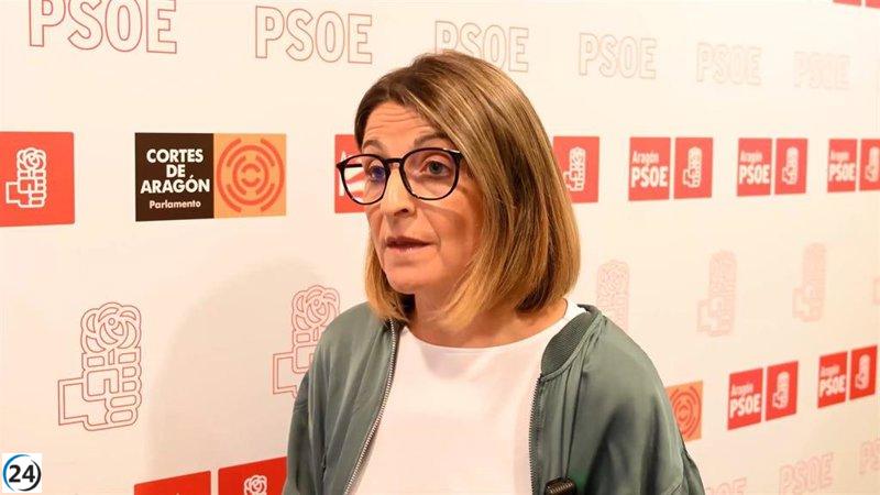 El PSOE denuncia al Gobierno Azcón por presentar cifras de dependencia engañosas con soluciones económicas.