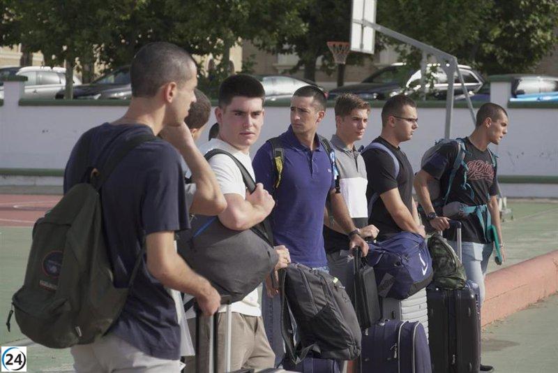 Inicio del curso en la Academia General Militar de Zaragoza con más de 1.400 estudiantes, de los cuales 600 son novatos.