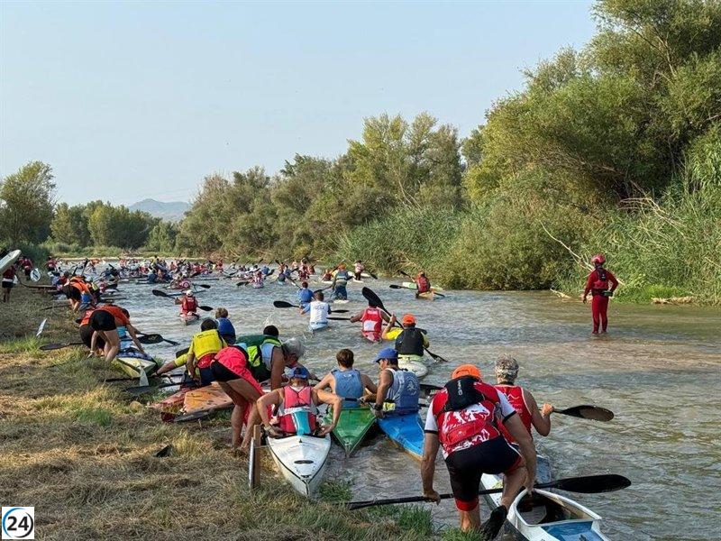 El Descenso Internacional del Cinca anima a Fraga, Torrente y Mequinenza con más de 600 participantes.