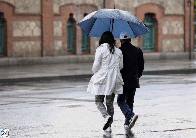 Aragón se prepara para un miércoles de fuertes lluvias, tormentas y riesgo de granizo.