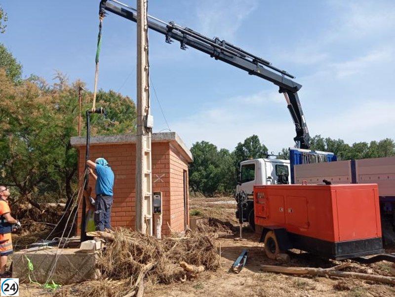 ADECOBEL gestiona 60 solicitudes de apoyo para hogares dañados por inundaciones en Campo de Belchite.