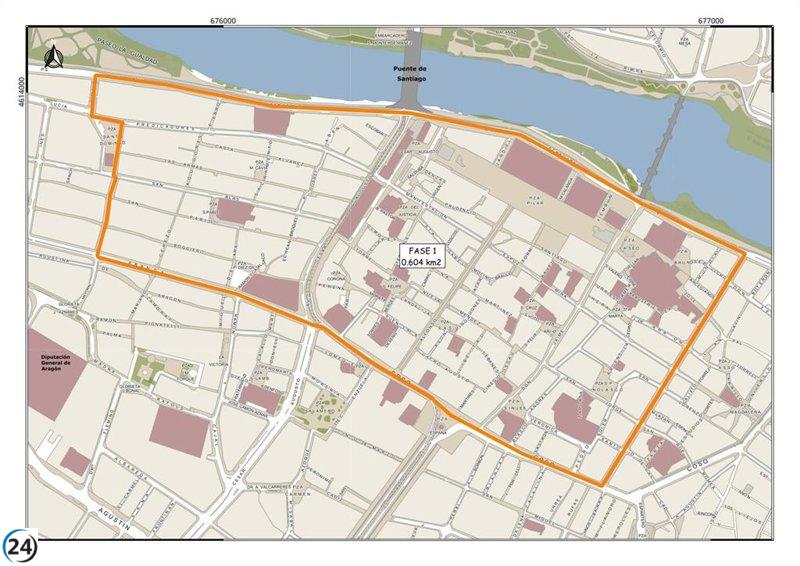 Inscripción abierta desde el jueves para vehículos sin distintivo ambiental que deseen entrar en la ZBE de Zaragoza.