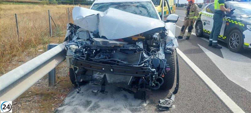 Fallece una mujer en un trágico choque en la A-2.