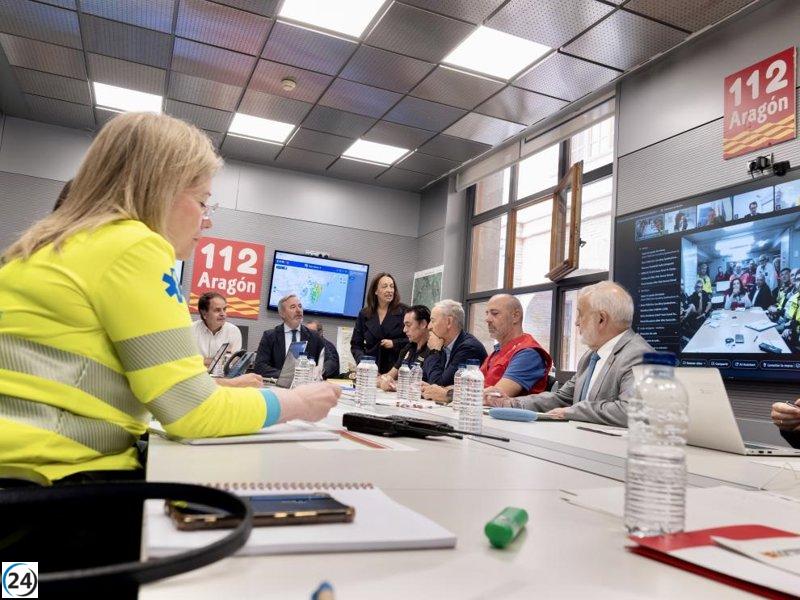 Aragón prorroga el Nivel 1 de alerta por lluvias intensas en un acto de responsabilidad.