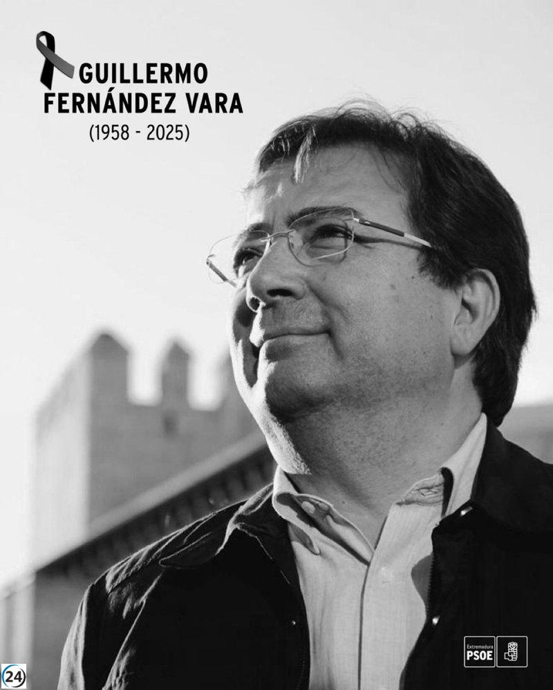 Pilar Alegría elogia el legado de Fernández Vara como modelo de socialismo y camaradería.