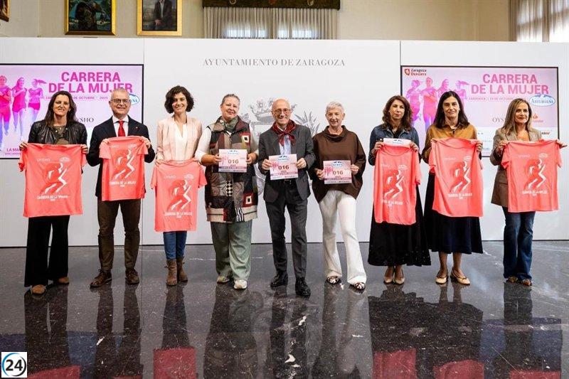 La Carrera de la Mujer en Zaragoza rompe su propio récord con 15,000 inscripciones agotadas.