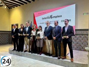 Empresas destacadas por su contribución al desarrollo de Aragón reciben los 'Premios Talento Empleo 2025'.