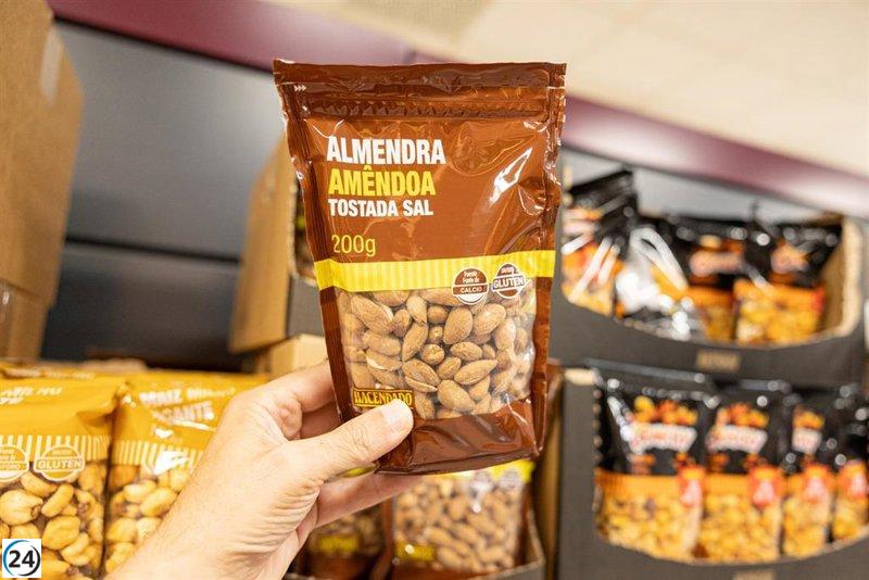Mercadona presenta su innovadora opción de almendras saladas.