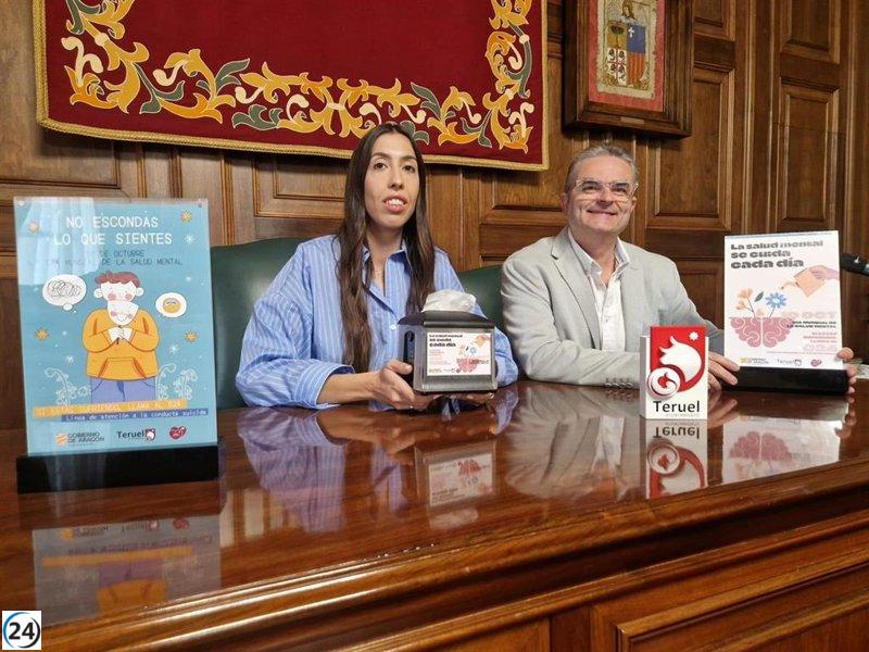 Teruel lanza campaña para prevenir el suicidio en el Día Mundial de la Salud Mental.