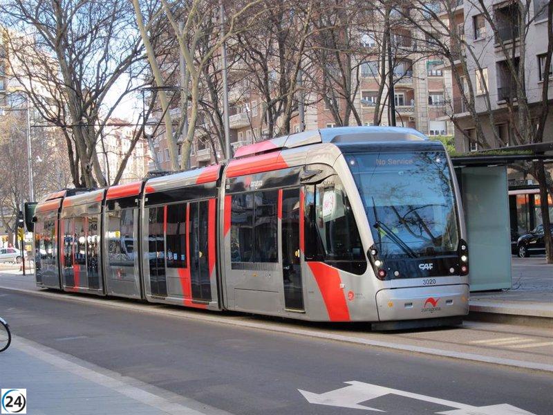 Los operarios del tranvía de Zaragoza convocan huelga en el Día del Pilar por desacuerdo en negociaciones laborales.