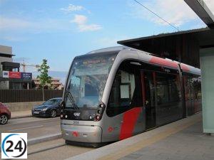 El tranvía de Zaragoza operará al 80% durante la huelga del 12 de octubre.