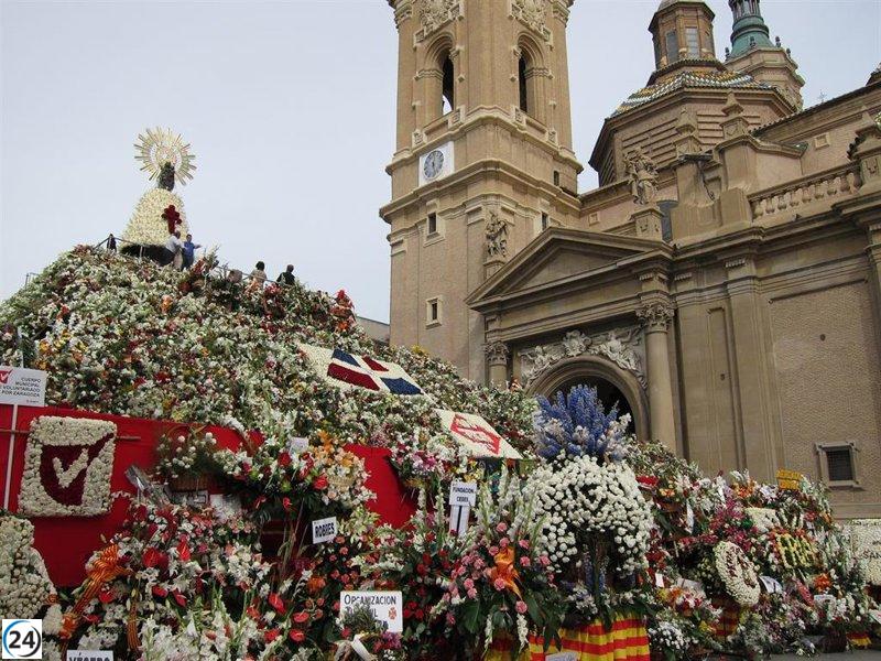 Zaragoza celebrará el domingo un hito sin precedentes en las fiestas del Pilar con una destacada ofrenda floral.