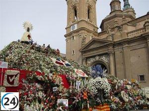 Zaragoza celebrará el domingo un hito sin precedentes en las fiestas del Pilar con una destacada ofrenda floral.
