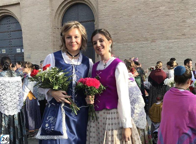 Florerías notan un auge en ramos diversos y sofisticados para la festividad de la Virgen del Pilar.
