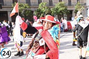 Perú celebra su devoción a la Virgen del Pilar como invitado especial en la Ofrenda.