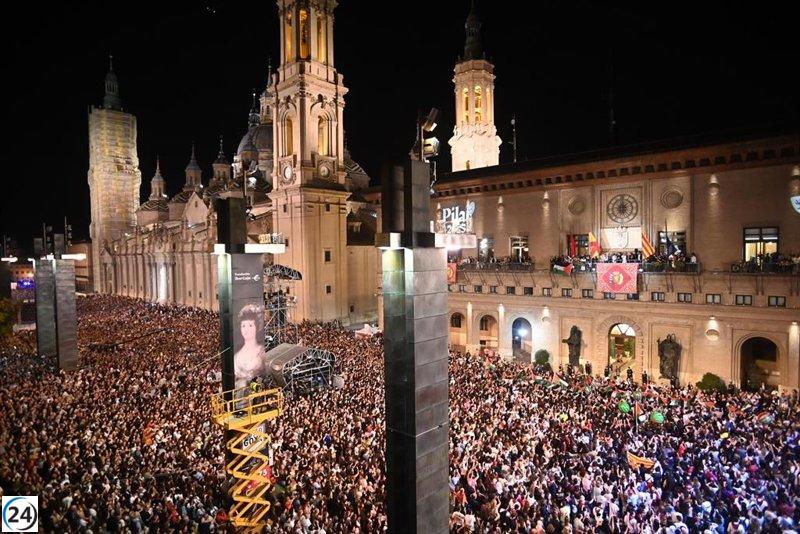 Las Fiestas del Pilar obtienen una destacada calificación de 7,9 en encuesta municipal de Zaragoza.