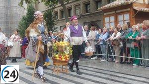 Récord histórico: más de 3,500 oferentes rinden homenaje a la Virgen del Pilar con abundantes frutos.