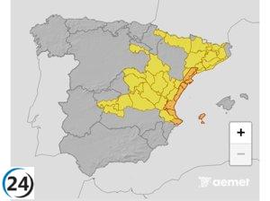 La CHE alerta sobre posibles inundaciones en barrancos y ríos menores de la cuenca del Ebro.