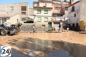 Extienden el plazo para que empresas y comercios aragoneses presenten sus reclamaciones por los daños de las tormentas.