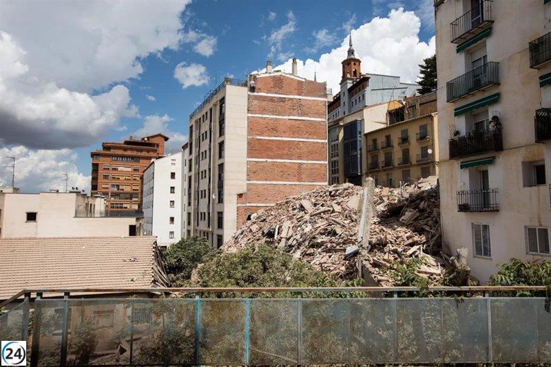 El colapso del edificio en la calle San Francisco de Teruel fue causado por hormigón deficiente en sus pilares.