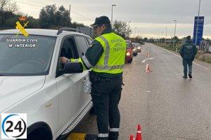 Ocho decenas de conductores bajo efectos de drogas o alcohol interceptados en las fiestas del Pilar en Zaragoza.