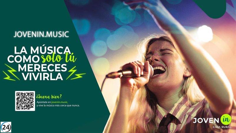 Caja Rural de Aragón presenta Jovenin.music, la plataforma de experiencias musicales para la juventud.