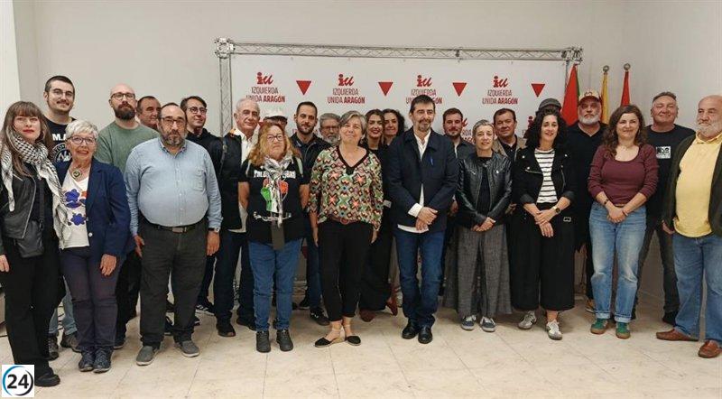 Álvaro Sanz se despide de la coordinaduría de Izquierda Unida Aragón.