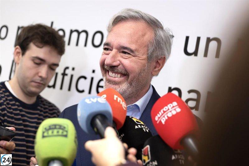 Azcón lanza una advertencia a la nueva secretaria del PSOE: