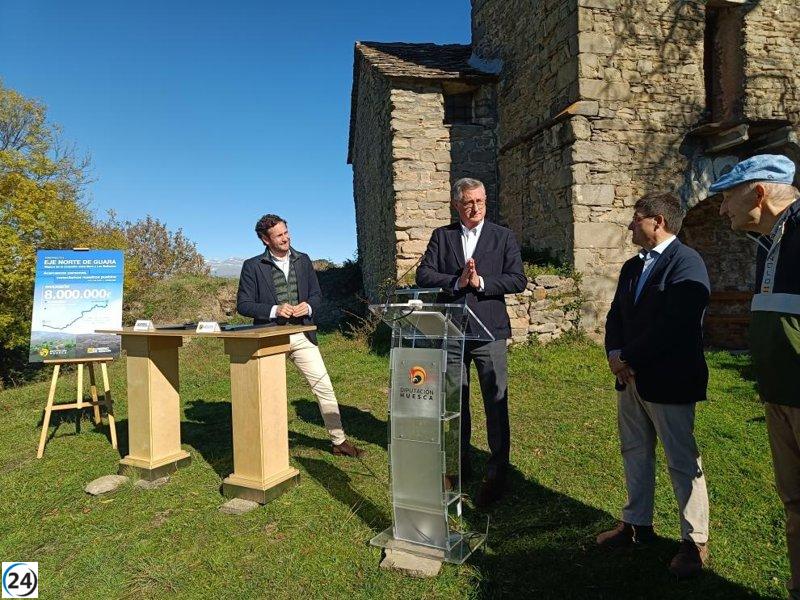 Aragón y Huesca destinan 8 millones de euros al desarrollo del Eje Norte de Guara.