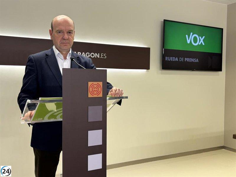 Morón (Vox) demanda al Gobierno de Aragón un informe detallado sobre el cáncer.