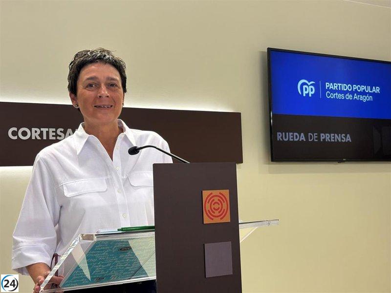 Marín (PP) reprocha al ministro Urtasun su desdén hacia Aragón, mientras Alegría guarda silencio sobre Sijena.