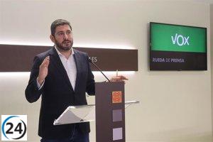 Vox acusa al Gobierno de Azcón de priorizar la alegría del PSOE sobre sus propias metas.