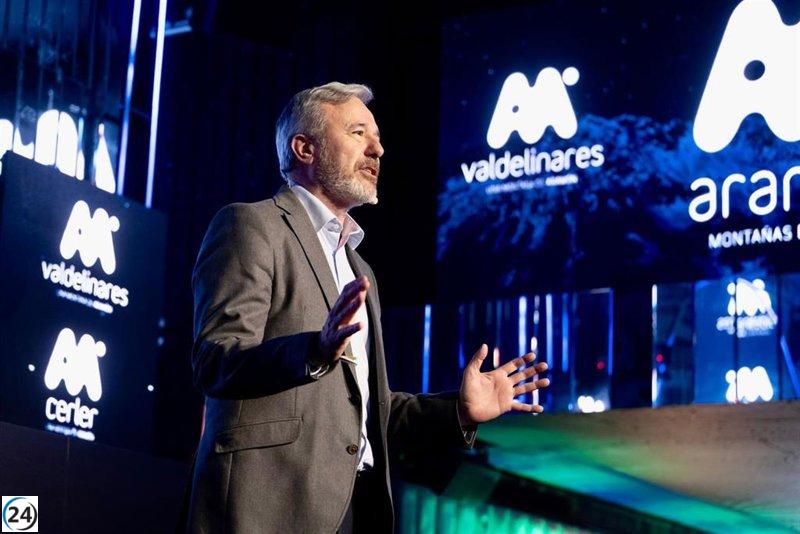 Azcón anticipa una campaña de esquí 2025-2026 excepcional gracias a la abundancia de nieve.